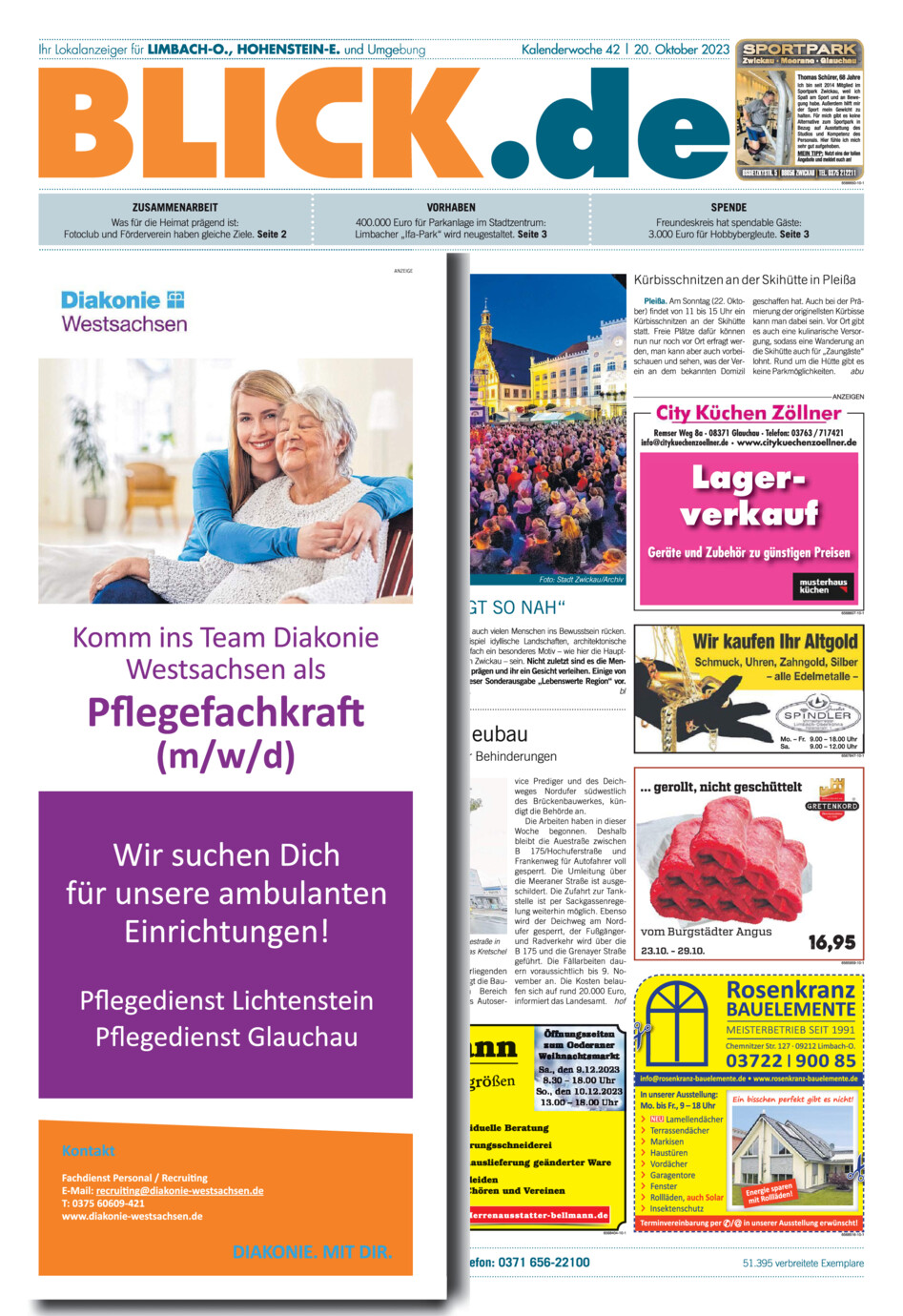 Hohenstein-Ernstthaler Blick - Freitag, 20. Oktober 2023